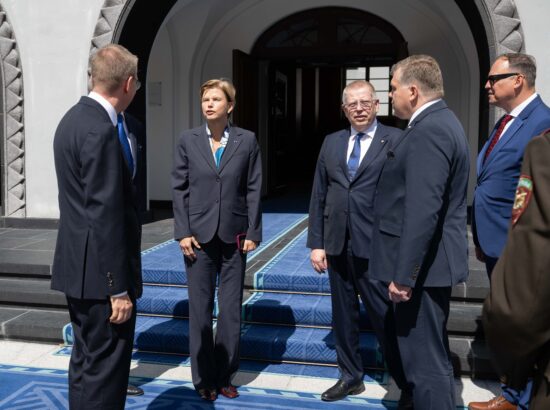 Kohtumine Läti presidendi Edgars Rinkēvičsega