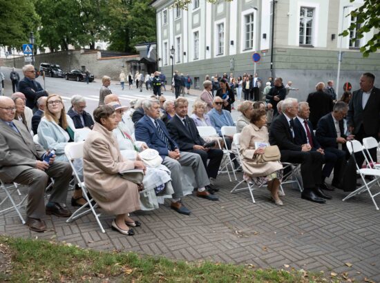 Mälestustseremoonia 20. augusti kivi juures