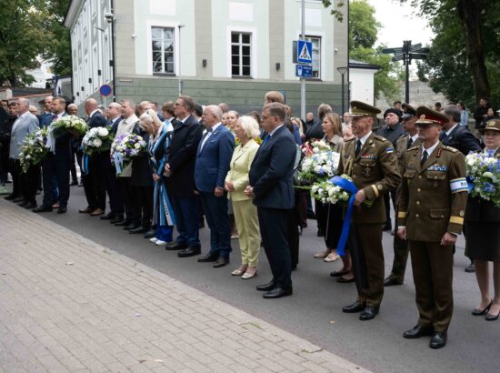 Mälestustseremoonia 20. augusti kivi juures