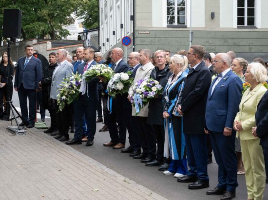 Mälestustseremoonia 20. augusti kivi juures