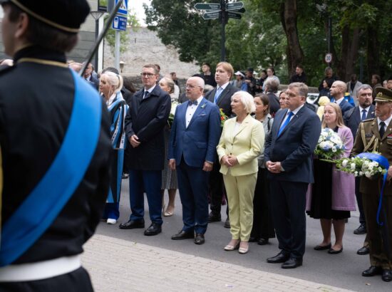 Mälestustseremoonia 20. augusti kivi juures