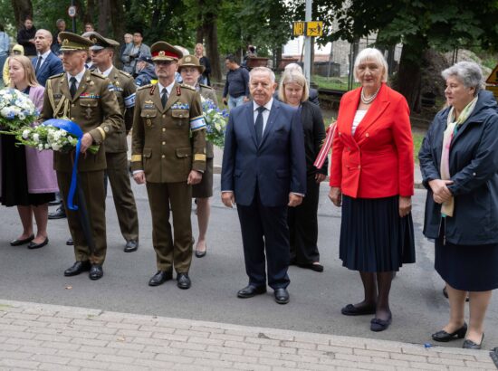 Mälestustseremoonia 20. augusti kivi juures
