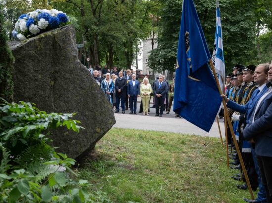 Mälestustseremoonia 20. augusti kivi juures