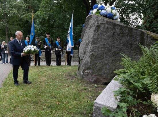 Mälestustseremoonia 20. augusti kivi juures