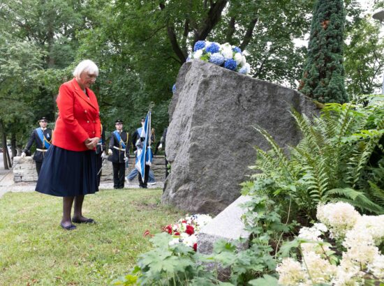 Mälestustseremoonia 20. augusti kivi juures