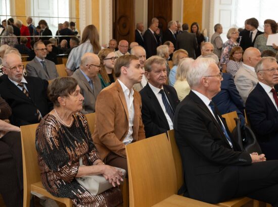Iseseisvuse taastamise aastapäevale pühendatud margi esitlus
