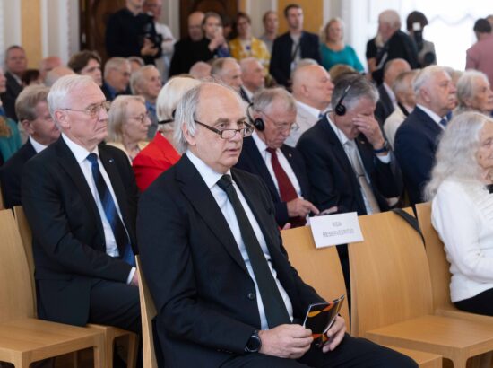 Iseseisvuse taastamise aastapäevale pühendatud margi esitlus