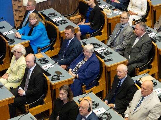 XV Riigikogu ja 20. Augusti Klubi pidulik ühisistung