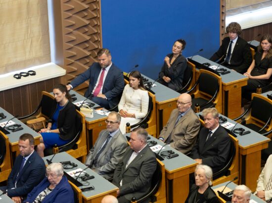 XV Riigikogu ja 20. Augusti Klubi pidulik ühisistung