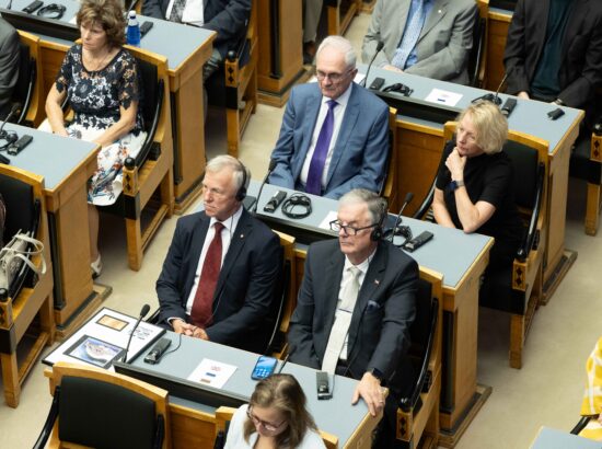 XV Riigikogu ja 20. Augusti Klubi pidulik ühisistung