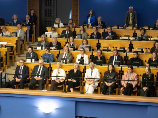 XV Riigikogu ja 20. Augusti Klubi pidulik ühisistung