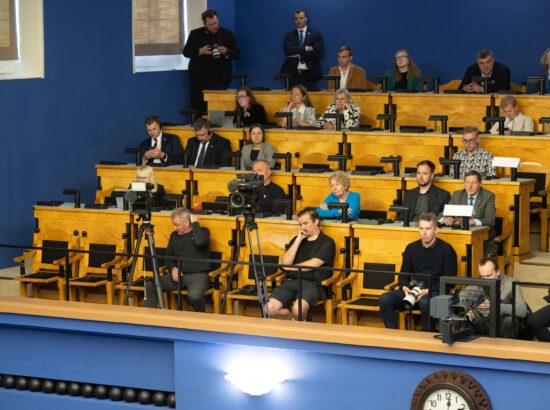 XV Riigikogu ja 20. Augusti Klubi pidulik ühisistung
