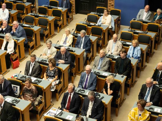XV Riigikogu ja 20. Augusti Klubi pidulik ühisistung
