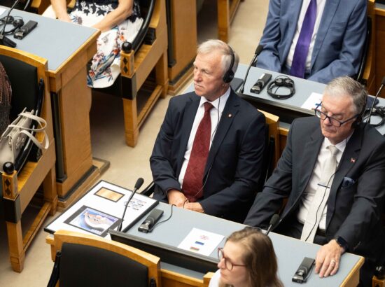 XV Riigikogu ja 20. Augusti Klubi pidulik ühisistung