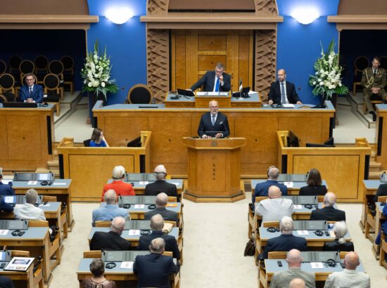 XV Riigikogu ja 20. Augusti Klubi pidulik ühisistung