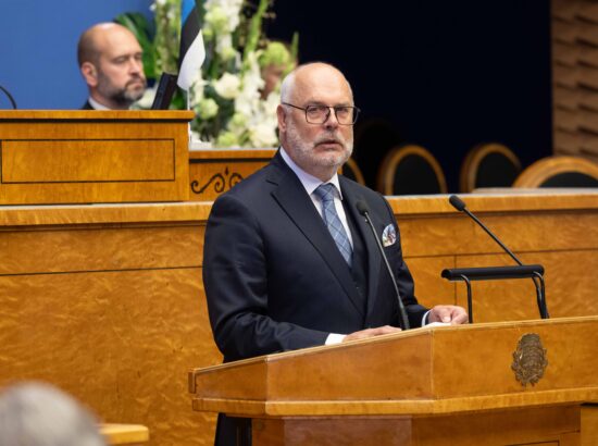 XV Riigikogu ja 20. Augusti Klubi pidulik ühisistung