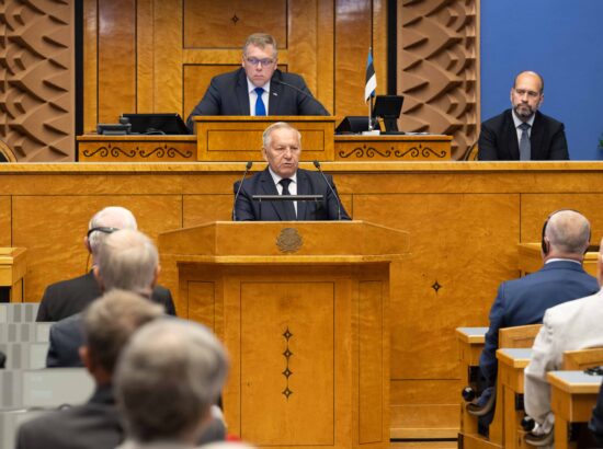 XV Riigikogu ja 20. Augusti Klubi pidulik ühisistung