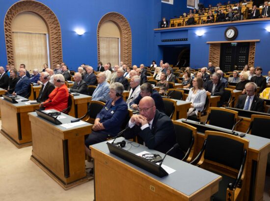 XV Riigikogu ja 20. Augusti Klubi pidulik ühisistung