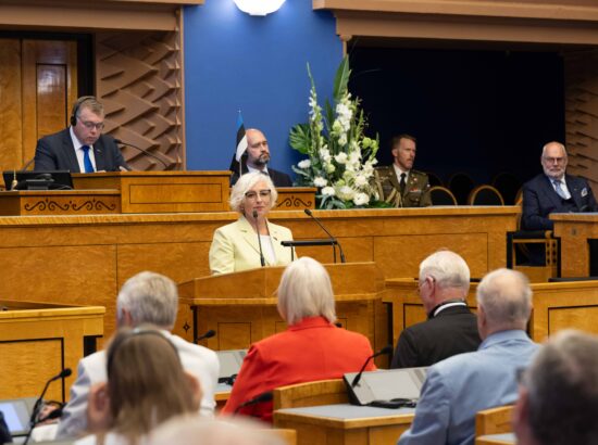 XV Riigikogu ja 20. Augusti Klubi pidulik ühisistung