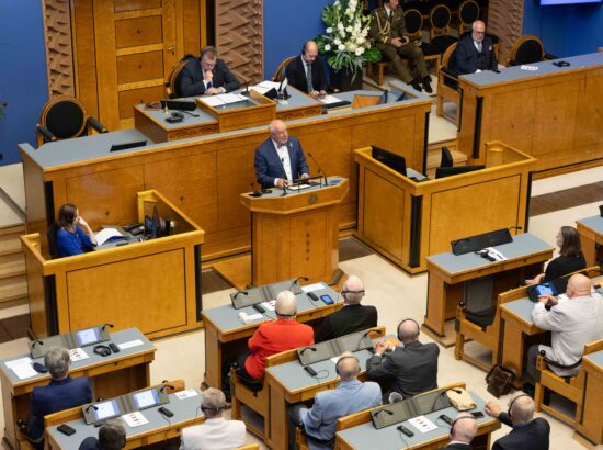 XV Riigikogu ja 20. Augusti Klubi pidulik ühisistung