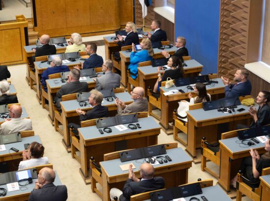 XV Riigikogu ja 20. Augusti Klubi pidulik ühisistung