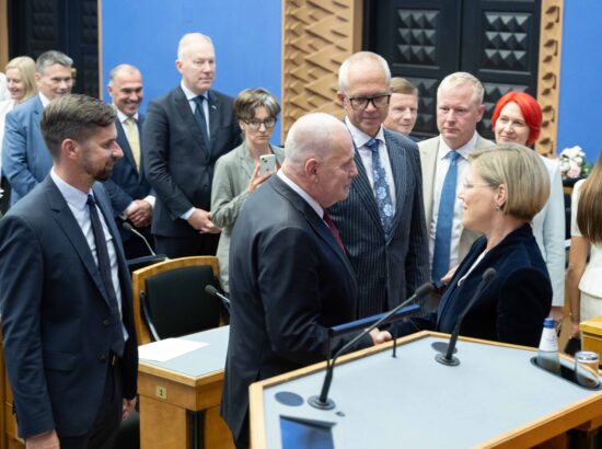 Vabariigi Presidendi valimise I voor – valimistulemuste väljakuulutamine