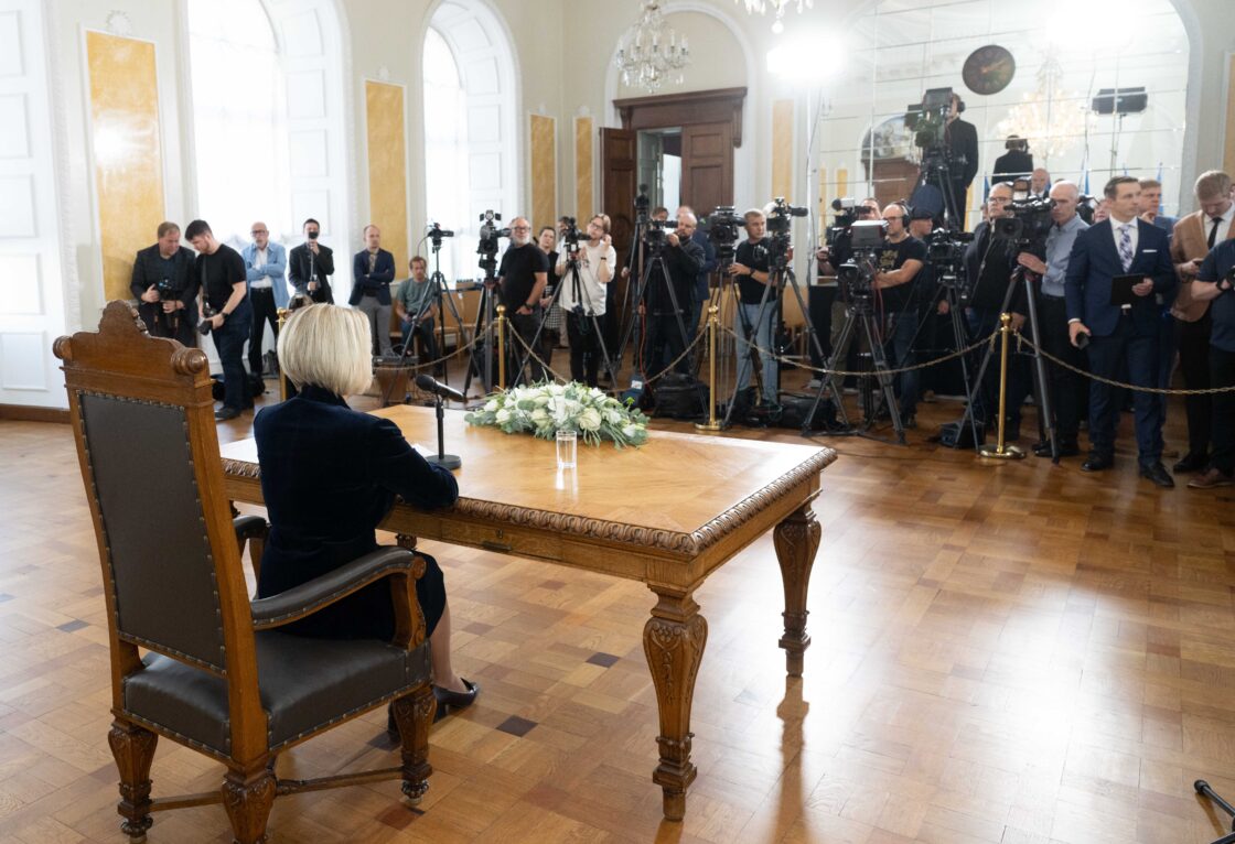 Pressikonverents Ülle Madisega pärast presidendivalimisi